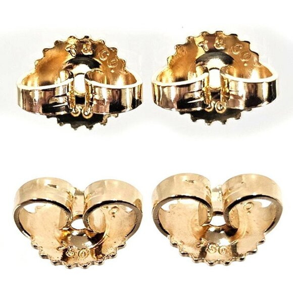 TIFFANY 18k Gold Earrings - Picture 8 of 10